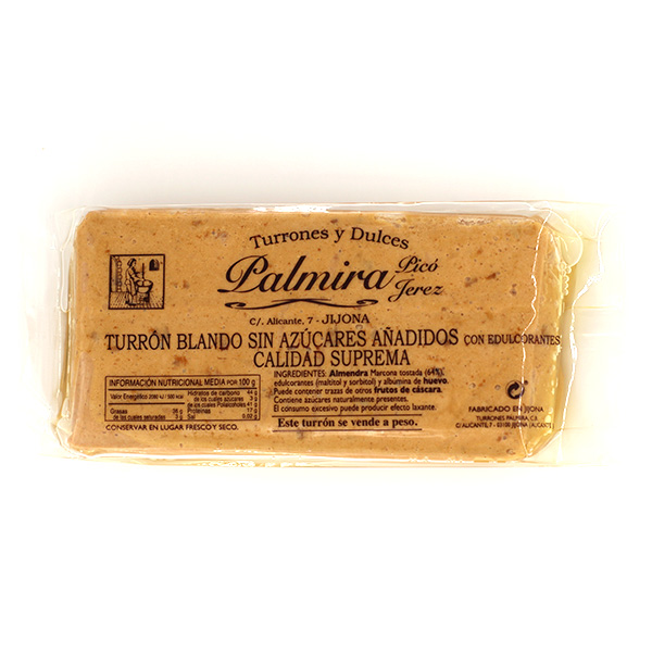 Turrón de Jijona sin Azúcar
